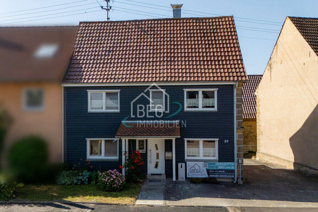 Einfamilienhaus mit Scheune, Nebengebäuden und großem Grundstück – 340.000 € VB, 74585 Gerabronn