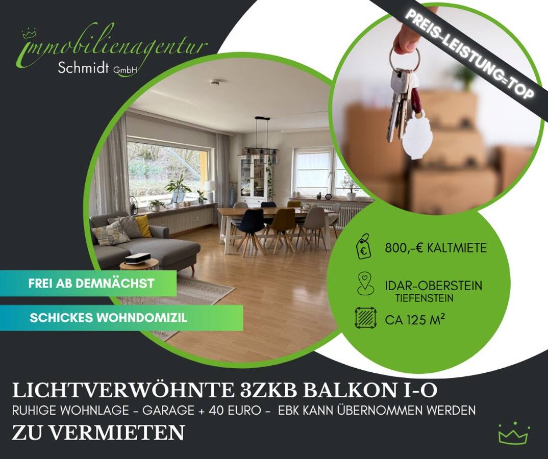 ***Seltenes Wohnangebot: Lichtverwöhnte und komfortable 3ZKBB!***, 55743 Fischbach