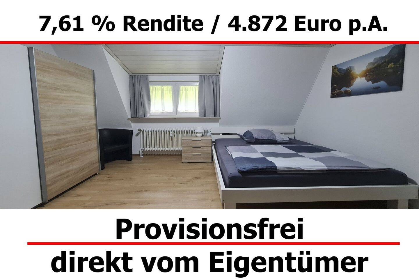 8,25 % Rendite – Möbliertes Apartment  – Provisionsfrei – direkt vom Eigentümer, 78141 Schönwald im Schwarzwald