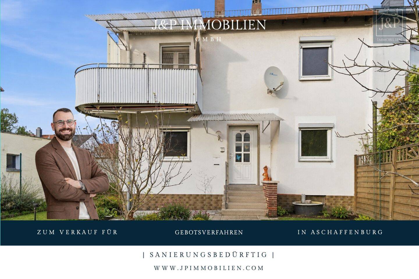 Chancenobjekt mit großem Grundstück in Bestlage – Doppelhaushälfte mit Potenzial & Gebotsverfahren, 63741 Aschaffenburg (Damm Innenstadt Leider Nilkheim Strietwald)