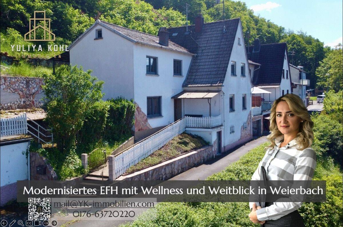 Familienidylle in ruhiger Sackgasse – Wohnen mit Weitblick und Wellness, 55743 Fischbach