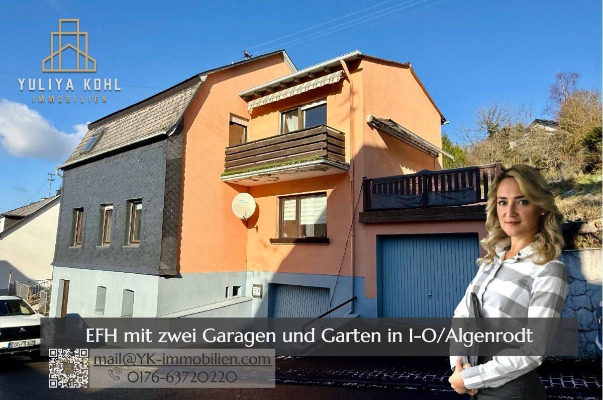 Attraktives Ein- bis Zweifamilienhaus mit Garagen, Ausbaureserve und viel Platz für die Familie, 55743 Fischbach