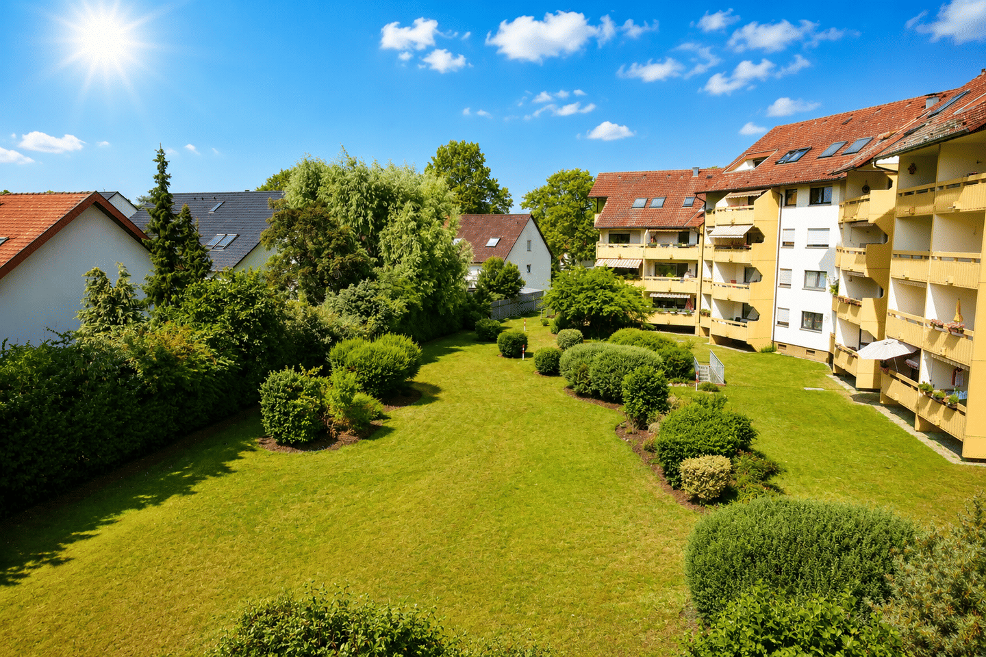Sehr gepflegte 3,5-Zimmer-Wohnung mit Balkon und Tiefgaragenstellplatz in Mannheim-Feudenheim, 68259 Mannheim (Feudenheim Wallstadt)