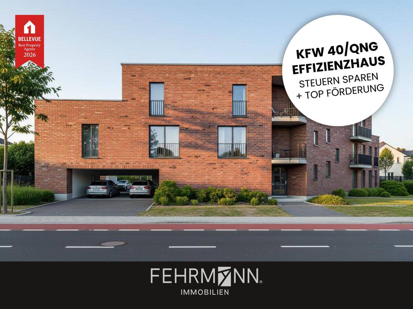 Modernes Apartment mit Balkon zentral in Lingen im QNG-Standard – zu verkaufen, 49809 Lingen (Ems)