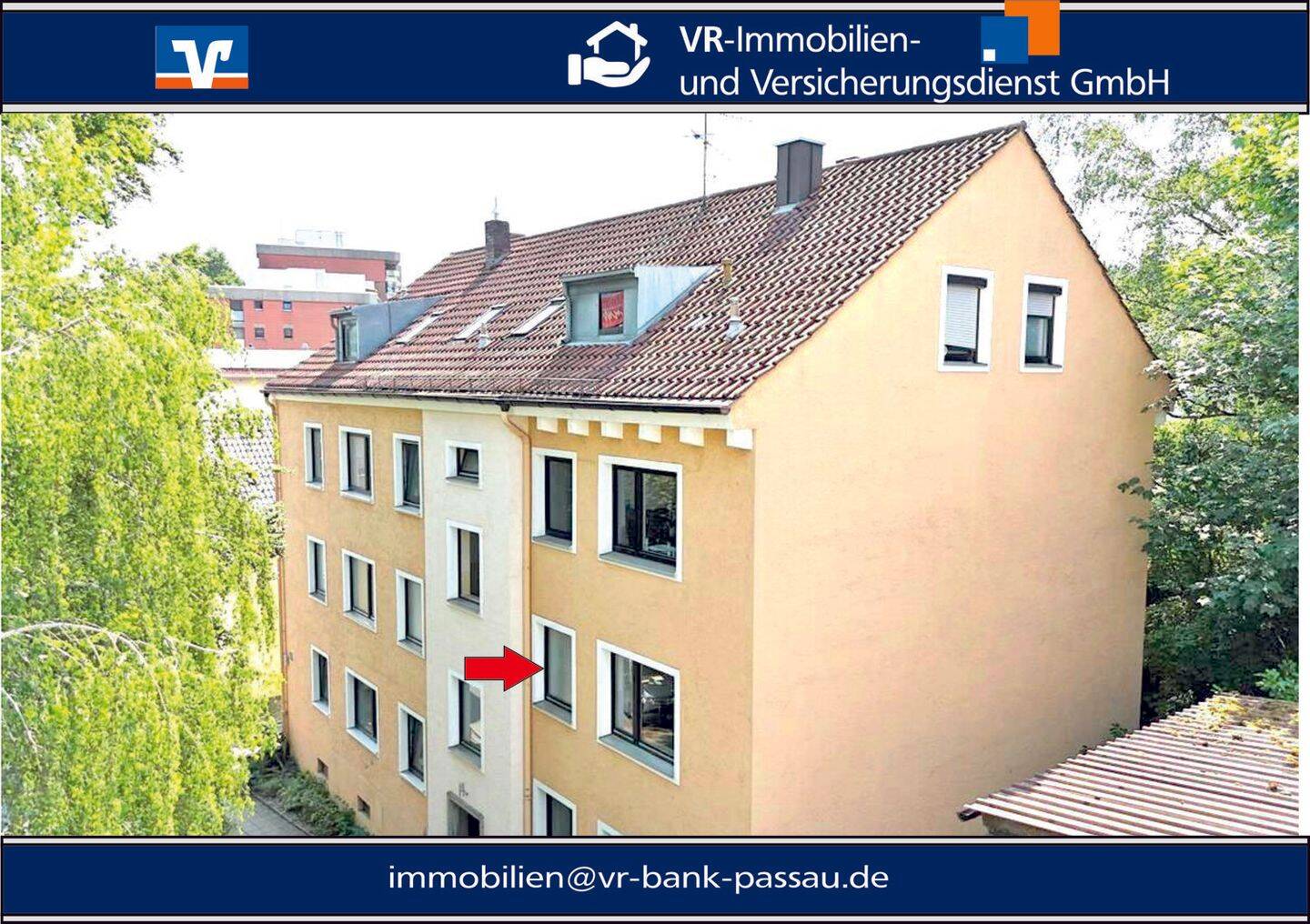 Altbaucharme trifft Wohnkomfort – Bezugsfreie 2-Zimmer-Eigentumswohnung mit Balkon & großzügigem Gemeinschaftsgarten, 94032 Passau (Altstadt Haidenhof-Nord Haidenhof-Süd Innstadt)