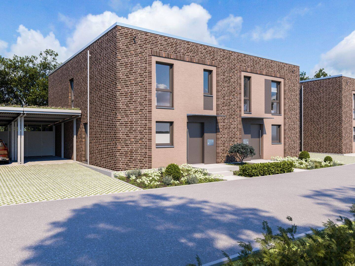 Kronprinzenviertel – Neubau-DHH mit Keller