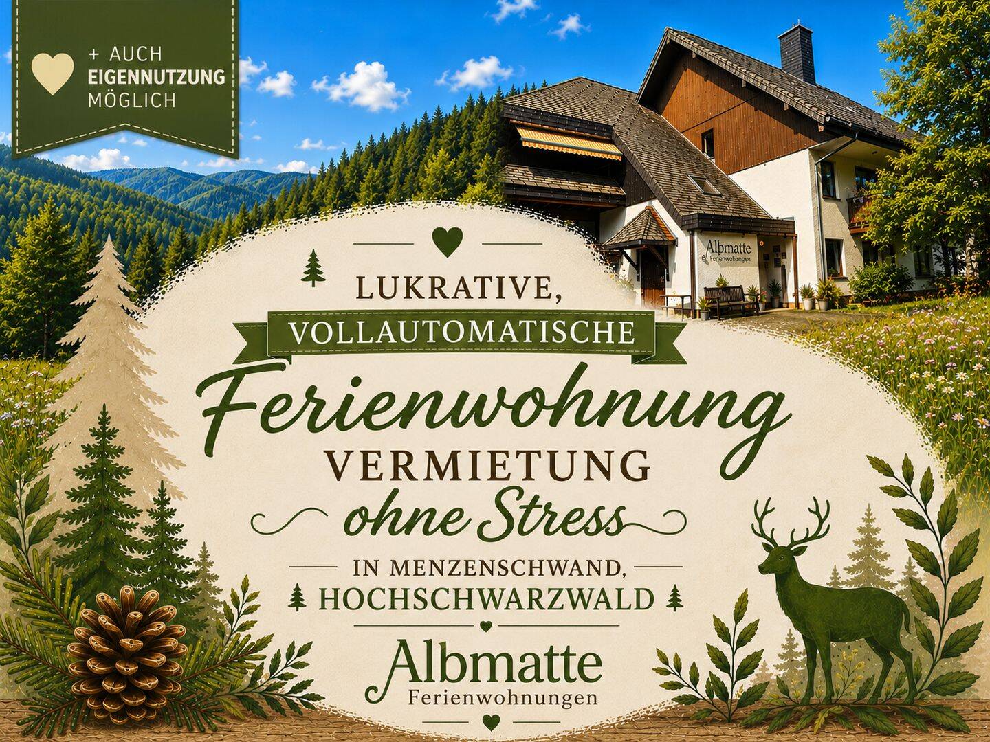 MEGA >30.000€ UMSATZPOTENZIAL MIT AIRBNB & CO im Tourismus-Hotspot Südschwarzwald: JETZT EINSTEIGEN!, 79837 Häusern