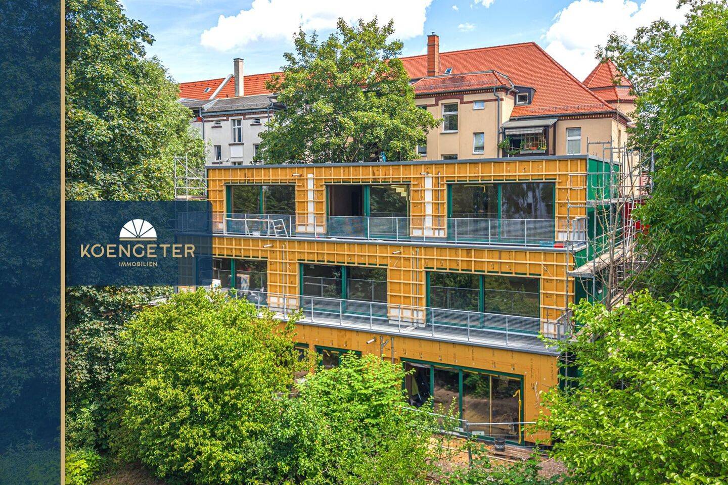 NEUBAU: Wohnen im Grünen, gebaut für morgen – großzügige Terrassenwohnung in Schleußig, 4229 Leipzig (Kleinzschocher Plagwitz Schleußig)