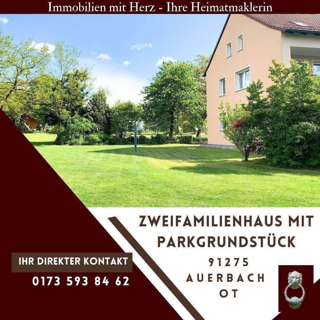 Zweifamilienhaus mit ausgebautem Dachgeschoss auf sonnigem Parkgrundstück, 91275 Auerbach i.d. OPf.