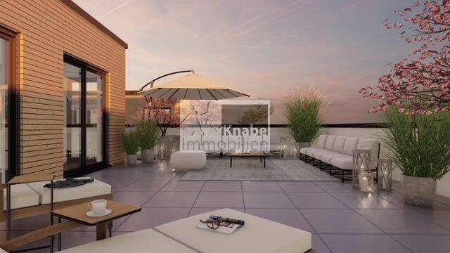Diese Dachterrasse, ein Glas Rotwein, dazu der Sonnenuntergang …, 49324 Melle