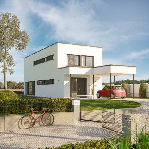 Fällt der  Bauplatz kleiner aus? Wir haben die SMARTE LÖSUNG- Moderner Neubau inkl. Baugrundstück+ Fördermöglichkeiten in ruhiger Lage, 67583 Guntersblum