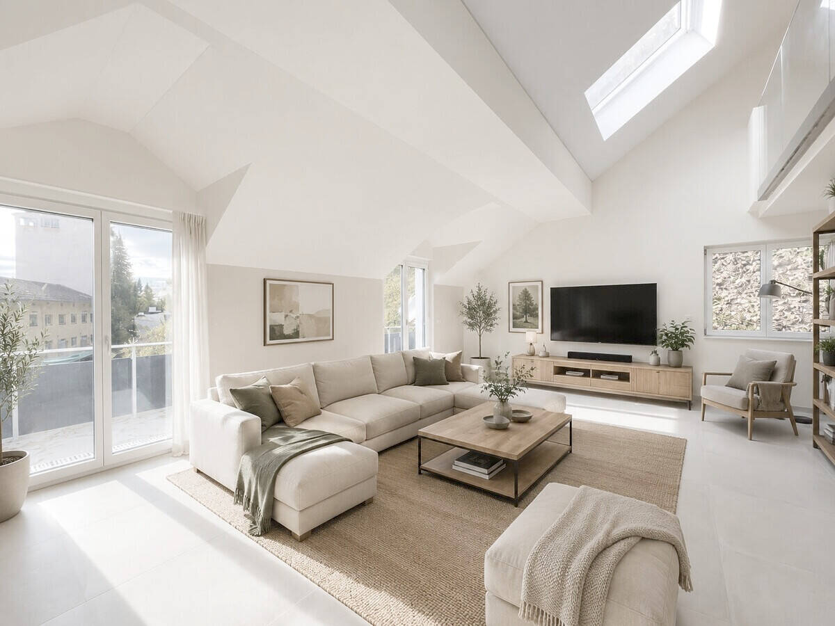 Helle neue 2,5 Zi.-Dachgeschoss-Maisonette-Whg. mit Süd-Balkon an der Floßlände von Wolfratshausen, 82515 Wolfratshausen