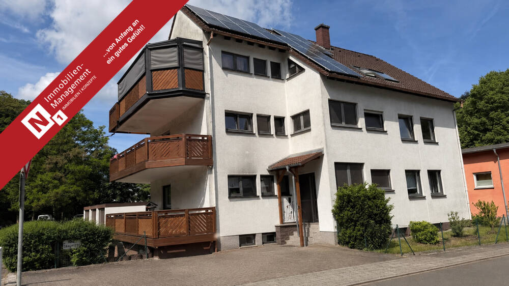 4-Zimmerwohnung mit 2 Balkonen, Gartenanteil, Garage und Stellplatz im 4-Parteien-Haus, 67659 Kaiserslautern (Erfenbach Erlenbach Innenstadt Morlautern)