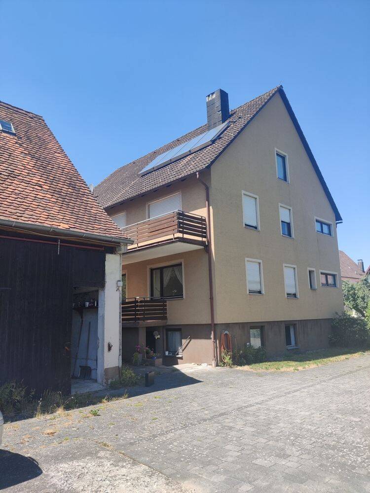 ***Resthofstelle mit Zweifamilienhaus, Scheune und Doppelgarage auf großzügigem Grundstück***, 91625 Schnelldorf