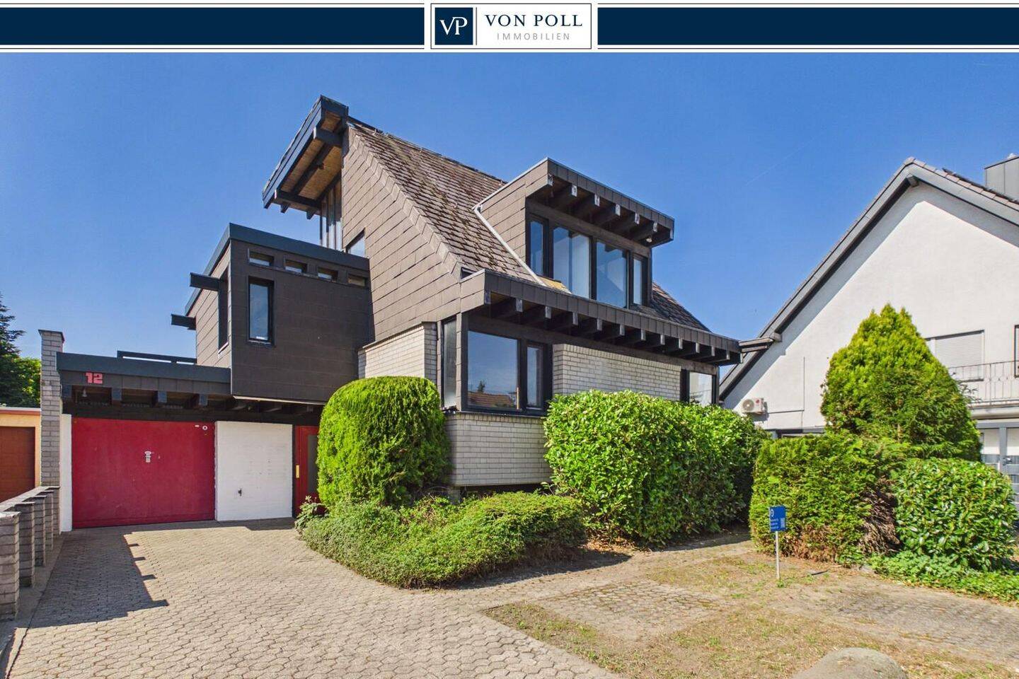 Architektenhaus! Split-Level-Wohnen mit Turmzimmer & Einliegerwohnung am Ende einer Sackgasse, 51147 Köln (Porz)