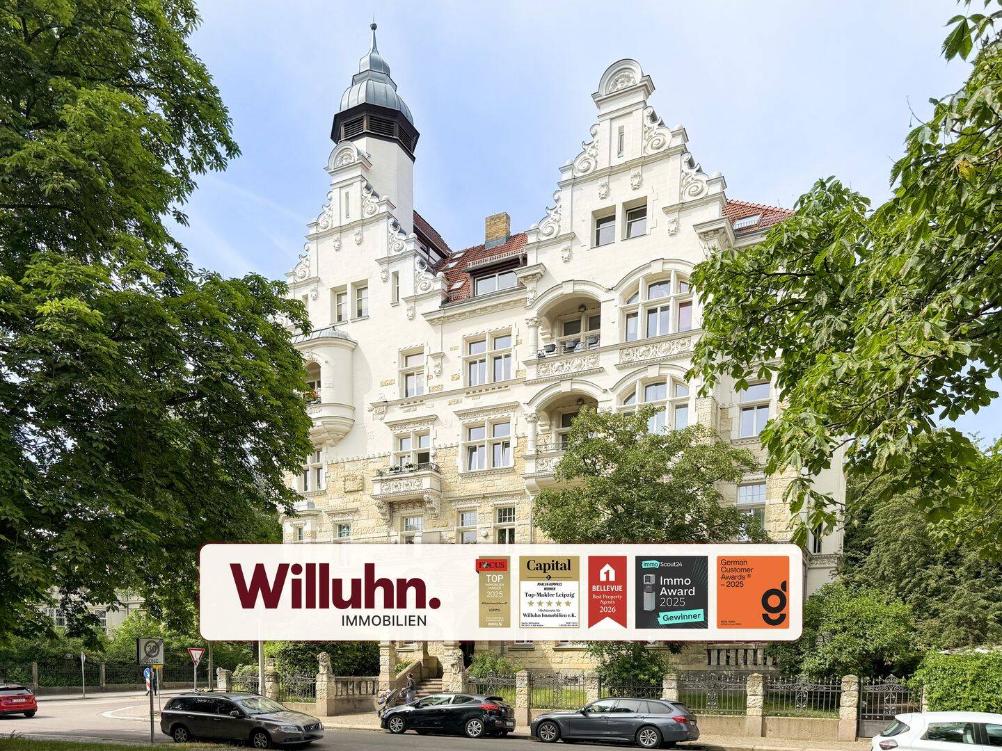 Sofort bezugsfrei | Gohlis-Mitte | Balkon | Aufzug | Gäste-WC | Stuckdecken | Parkettboden – 4157 Leipzig – Bild 1 von 1