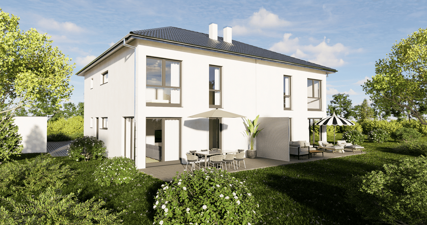 Zukunftssicher wohnen: Doppelhaus „Luzern“ inklusive Grundstück, 83370 Seeon-Seebruck