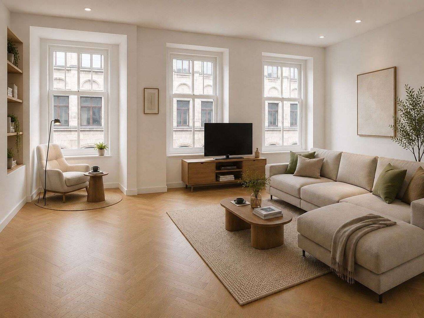 4-5 Zimmer Altbauwohnung mit Balkon & Erker