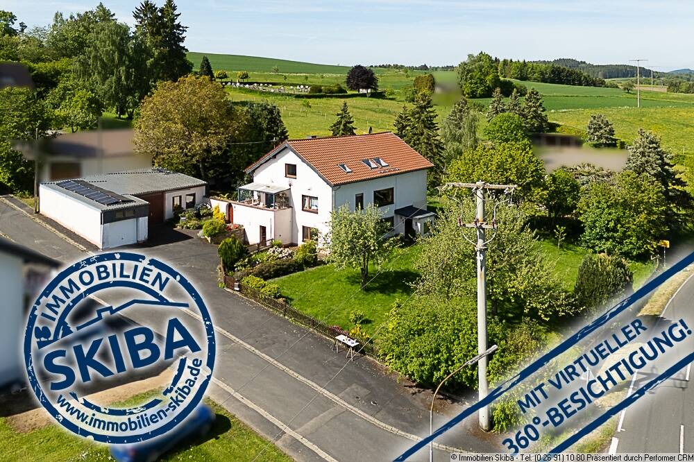 Viel Platz im Nebengebäude – Großer Garten – Eifel-Einfamilienhaus mit Einliegerwohnung in Bodenbach, 53539 Bodenbach