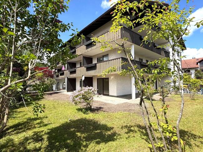 Murnau –  Zentrumsnahe Erdgeschosswohnung mit Südterrasse, 82418 Spatzenhausen