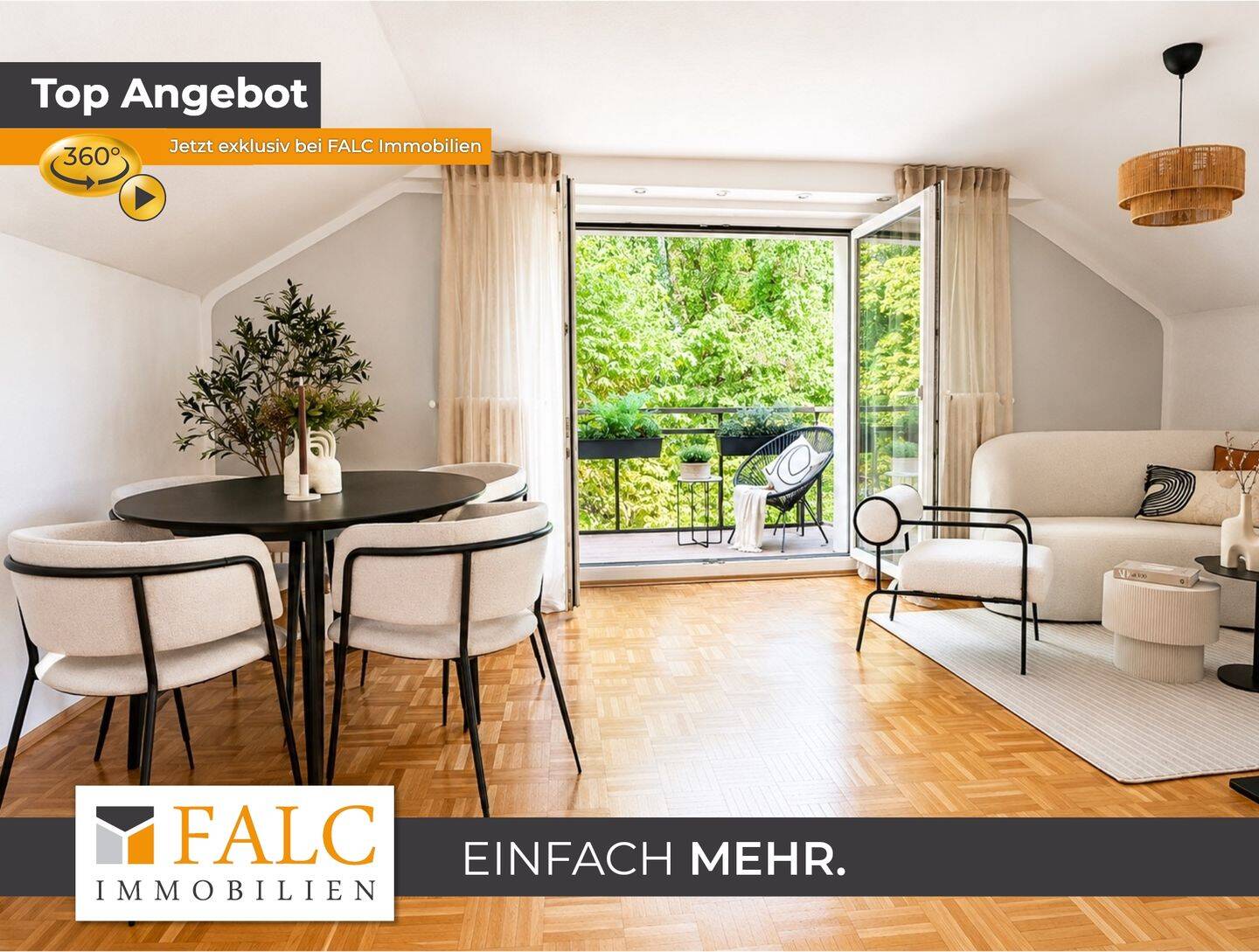 Charmante 2,5-Zimmer-Dachgeschosswohnung mit Balkon und Stellplatz in Essen-Bergerhausen