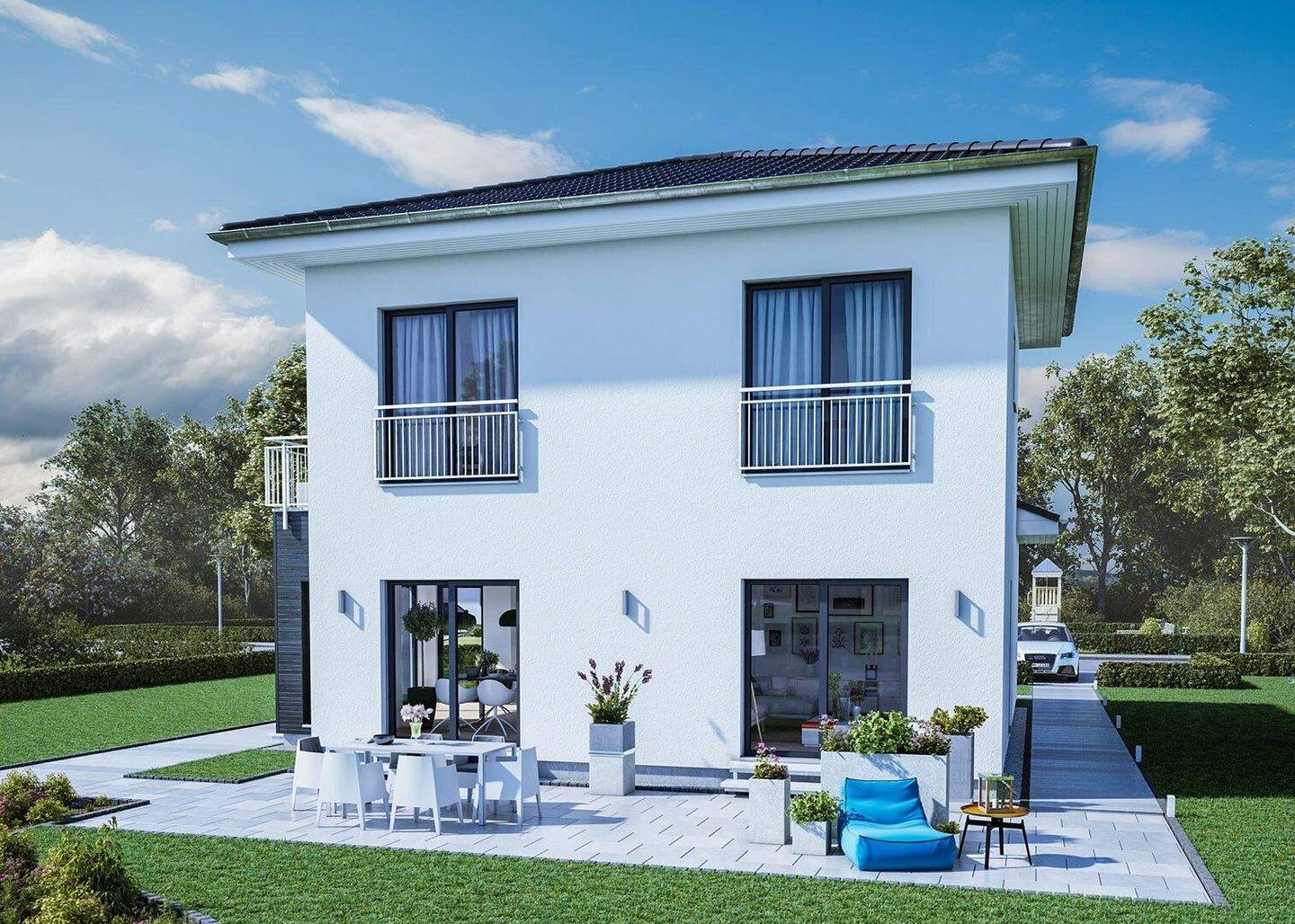 Komfort & Design vereint – stilvolles Massahaus, 86673 Bergheim