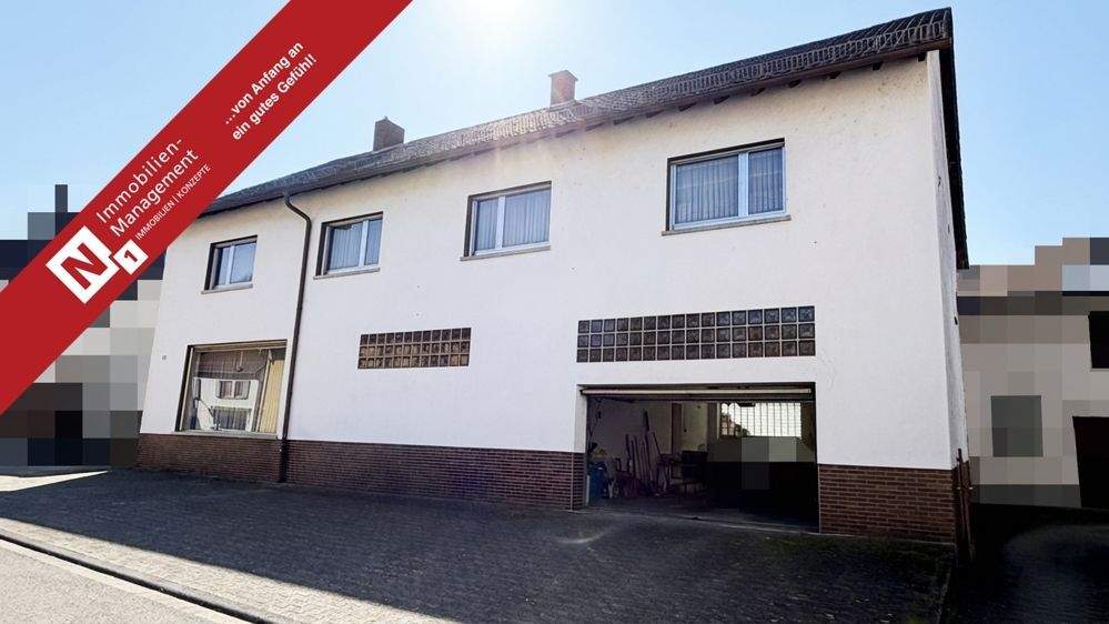 NEUER PREIS – Großzügiges 1-2-Familienhaus mit Garten, XXL-Garage und reichlich Ausbaureserve, 67754 Eßweiler