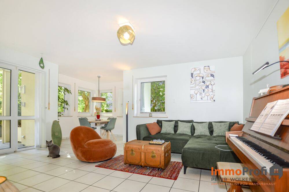 Exklusive 4-ZKB Wohnung in Top-Lage mit barrierefreiem Zugang und eigenem Gartenanteil, 86153 Augsburg (Innenstadt)