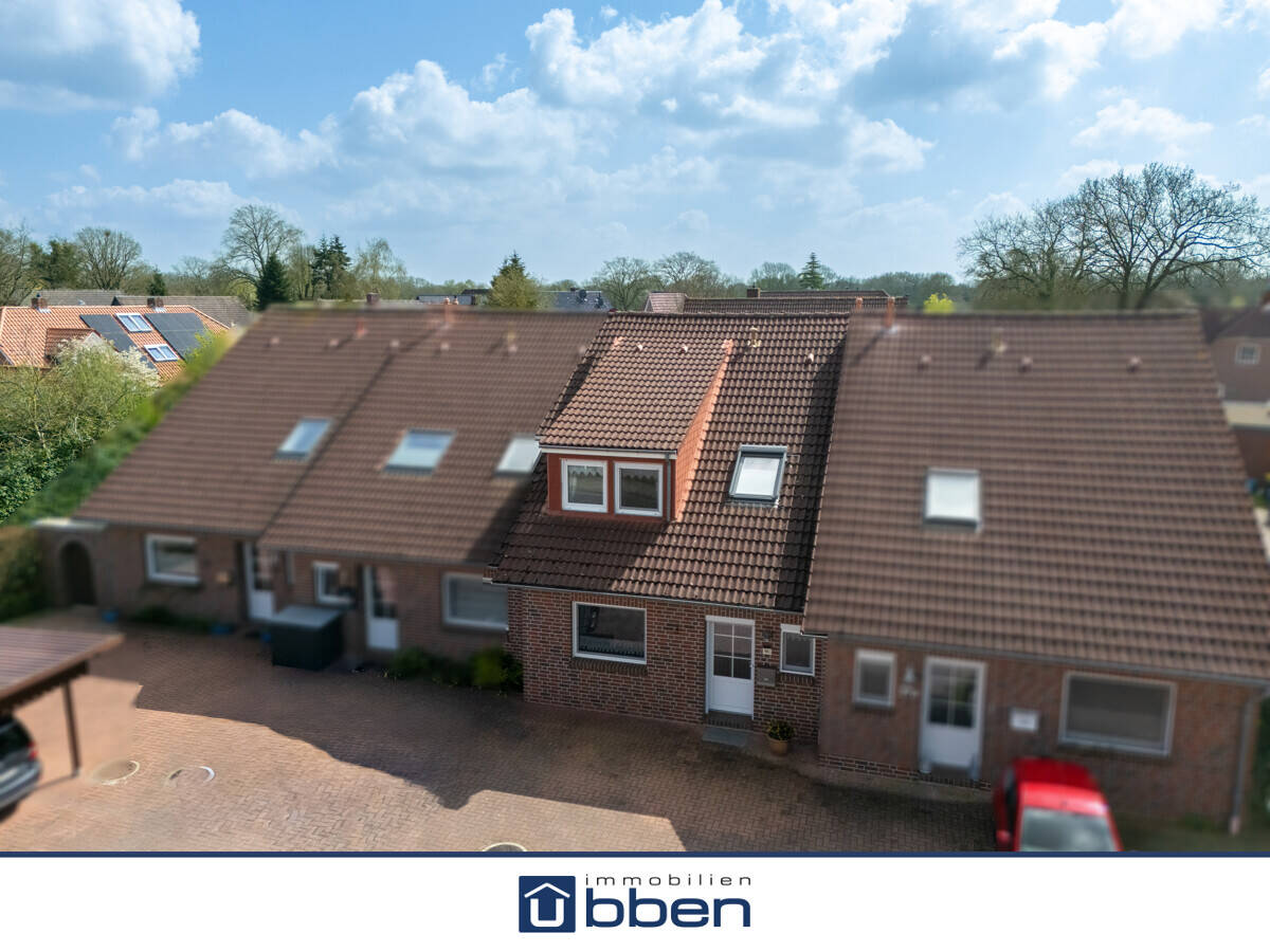 Reihenmittelhaus mit Südbalkon & 2 Stellplätzen in Aurich-Popens, 26605 Aurich