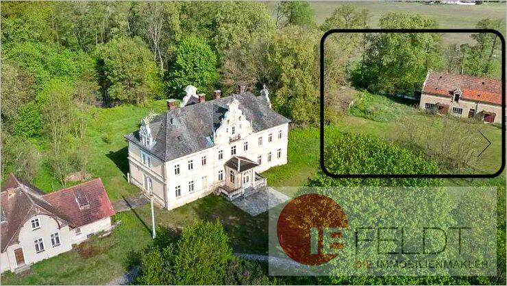 Historisches Gutshofgebäude mit ca. 7.100 m² Grundstück – Entwicklungsobjekt nahe Berlin & BER, 15910 Bersteland