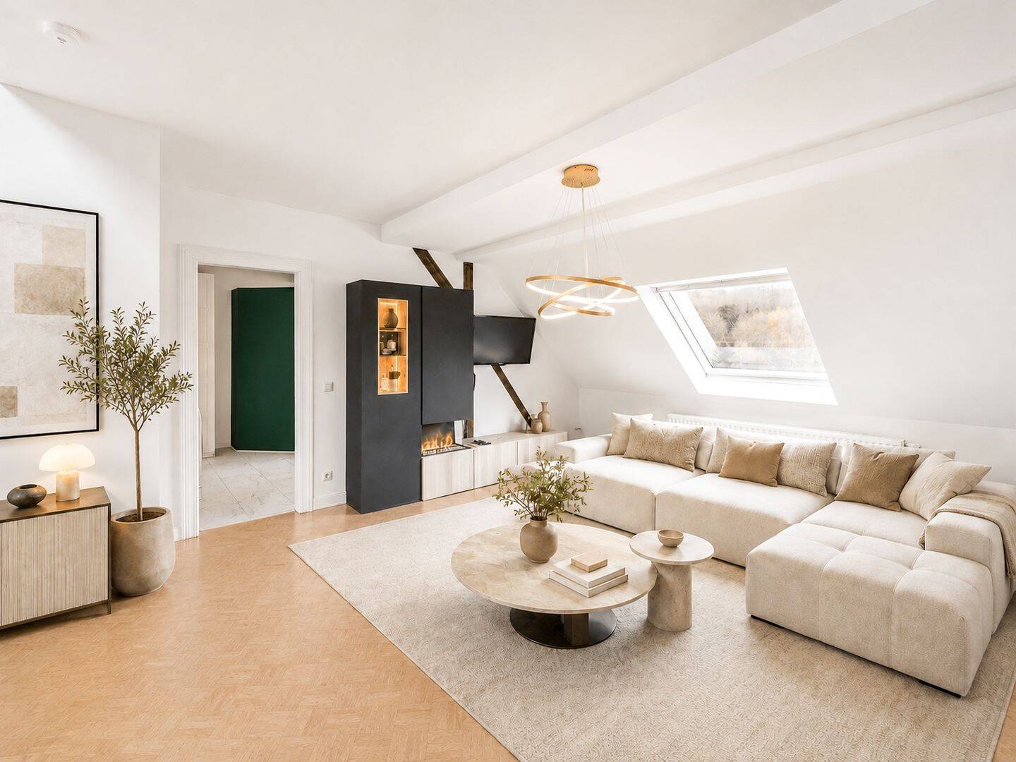 Ein echtes Unikat: Maisonette mit tierischer Raumhöhe, Dachterrasse & Einliegerwohnung, 40472 Düsseldorf (Hubbelrath Lichtenbroich Rath Unterrath)