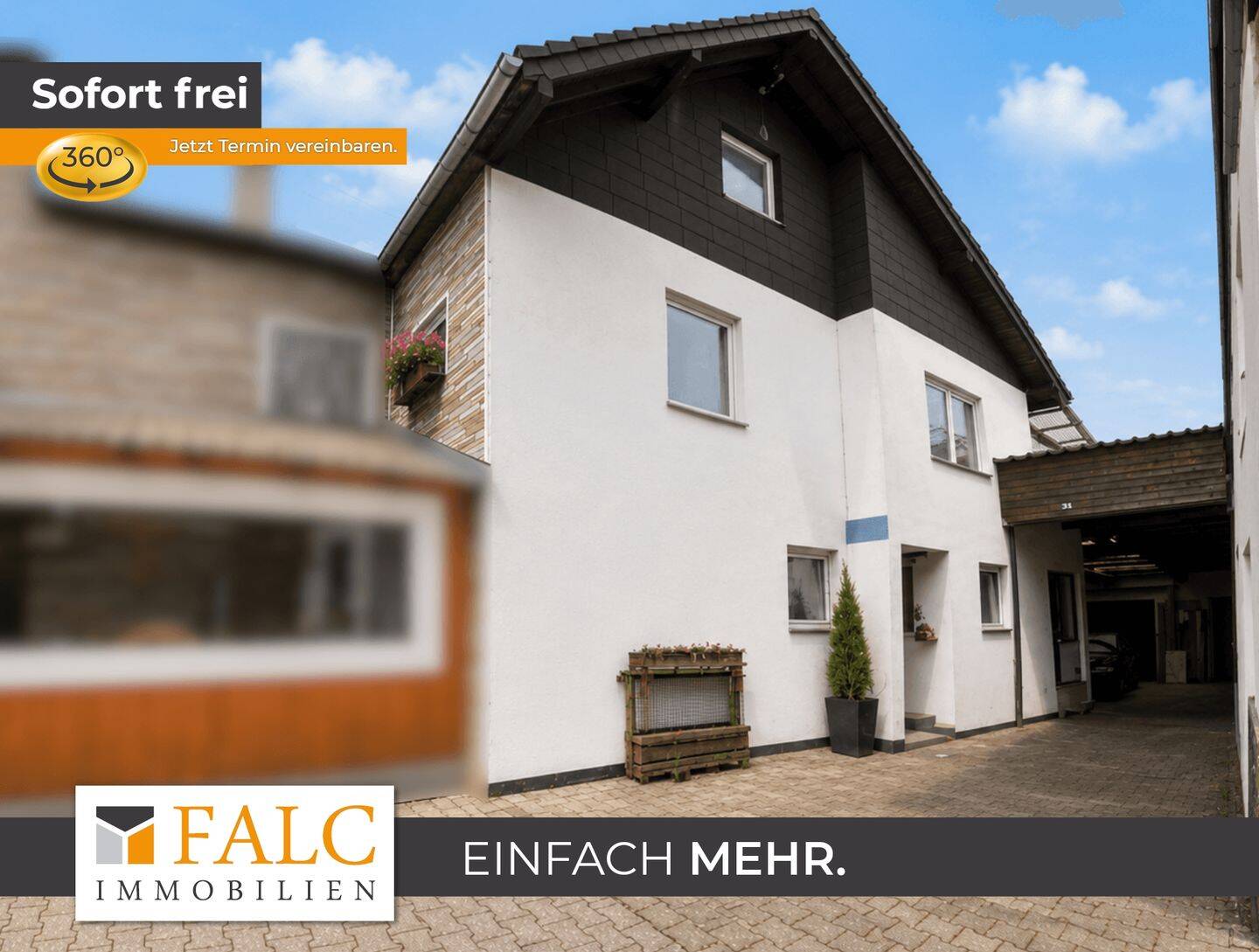 Doppelhaushälfte mit Werkstatt, Ausbaupotenzial und vielseitigen Nutzungsmöglichkeiten, 53773 Hennef (Sieg)