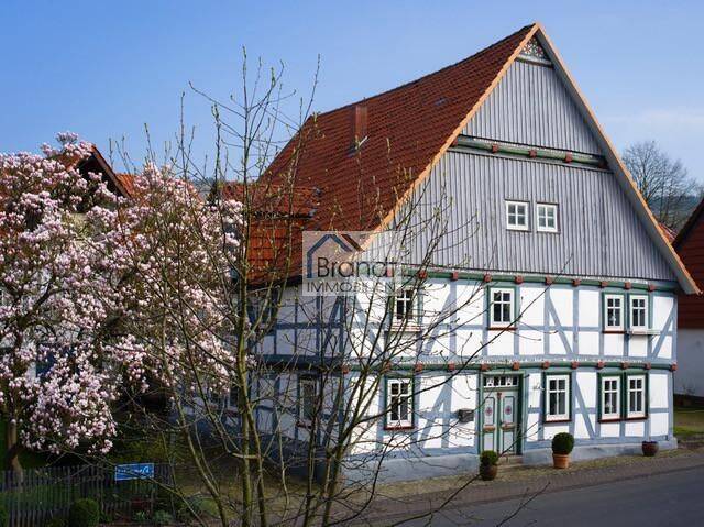 Wunderschönes, saniertes Fachwerkanwesen mit Gartenpark, 34399 Wesertal