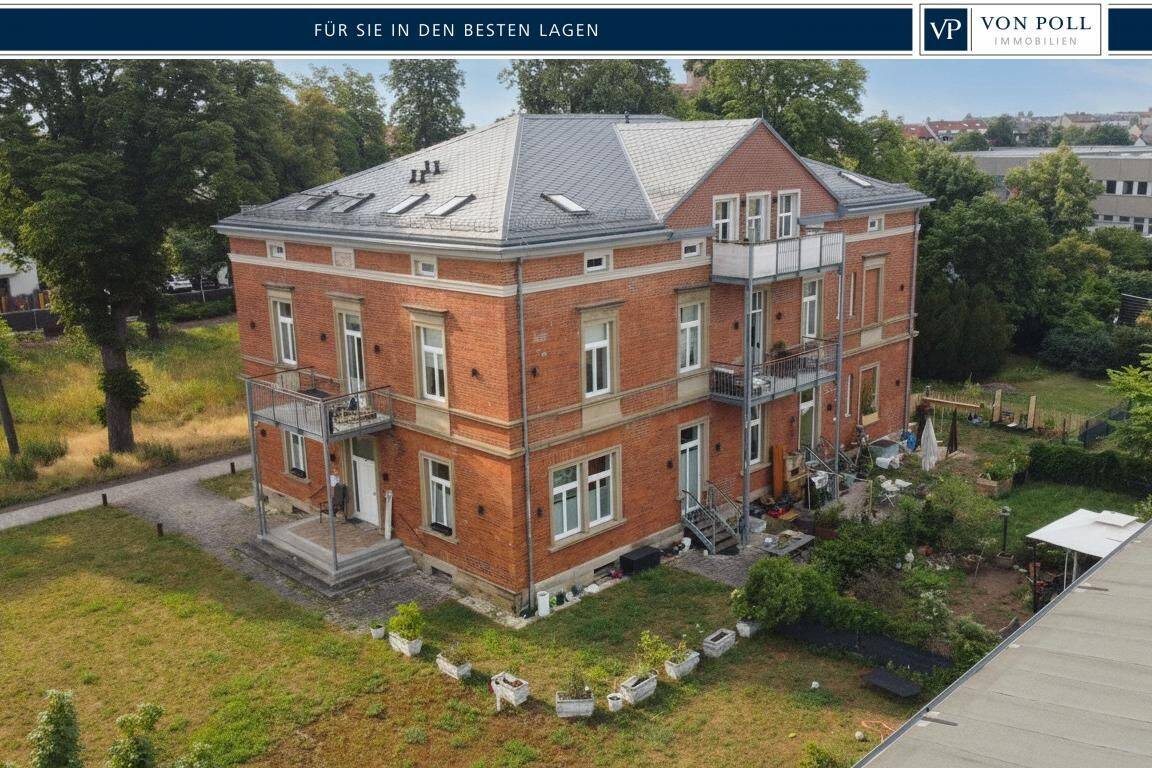 Großzügige 3,5-Zimmer-Terrassen-Wohnung in einer stilvollen Parkvilla, 96052 Bamberg (Bamberg Gartenstadt Hirschknock Kramersfeld)