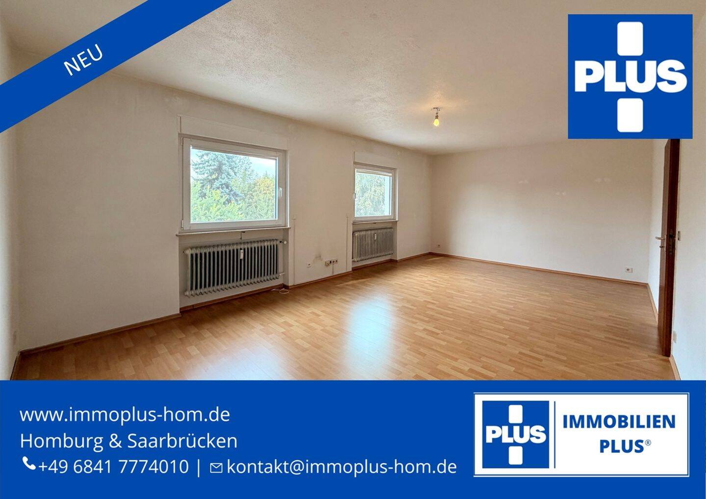 HOMBURG; GEPFLEGTE UND HELLE 2 ZKB WOHNUNG MIT EBK UND BALKON, 66424 Homburg