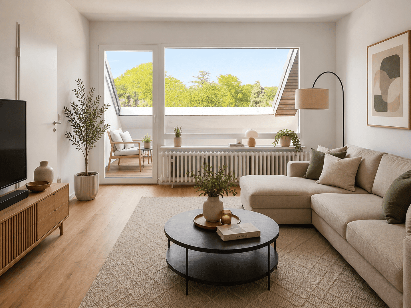 Dachgeschosswohnung zum Erstbezug | 3,5 Zimmer, Loggia & Stellplatz in Dinslaken-Hiesfeld, 46539 Dinslaken