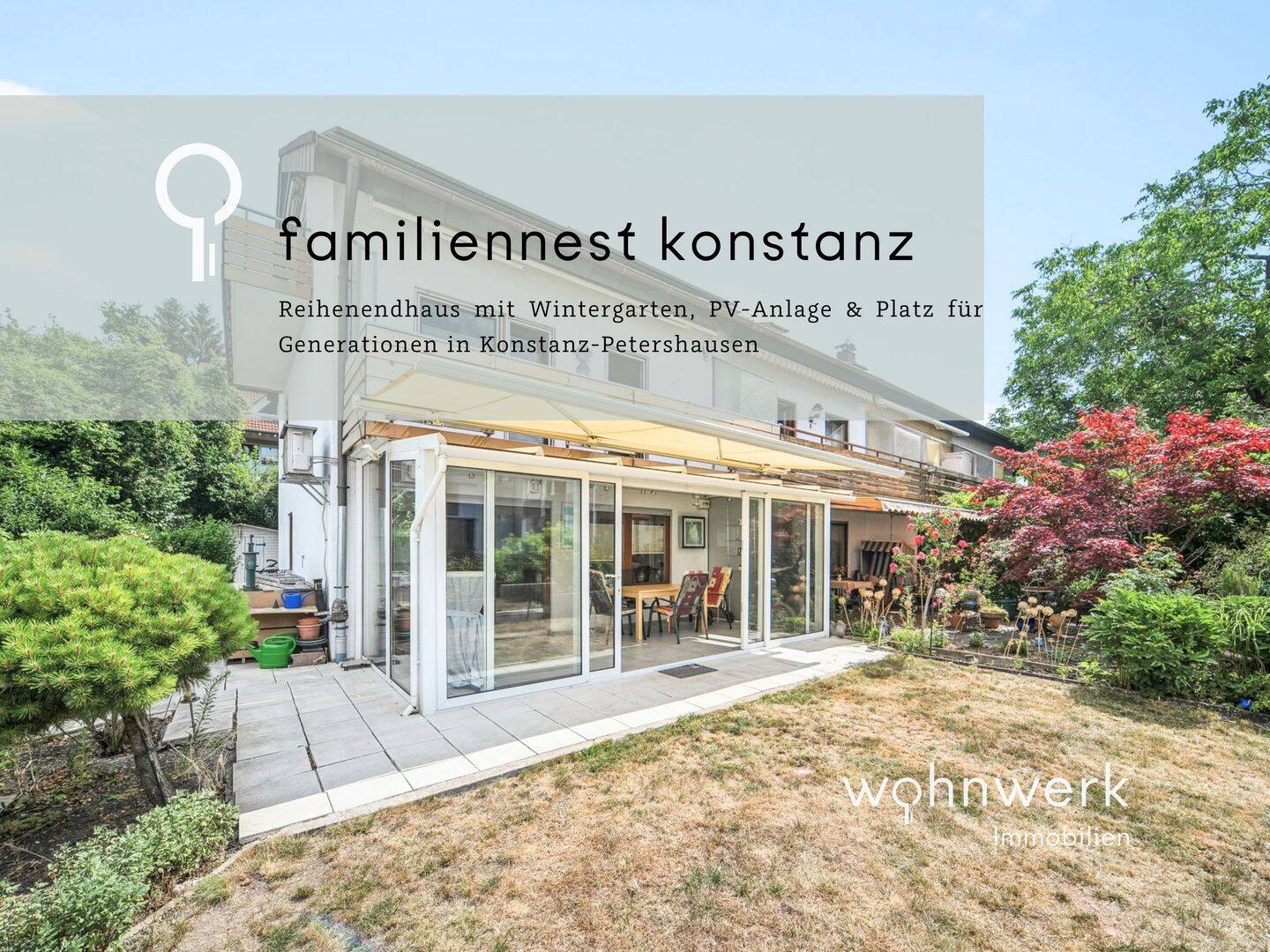 FamilienNest Konstanz | Reihenendhaus mit Wintergarten, PV-Anlage & Platz für Generationen, 78467 Konstanz