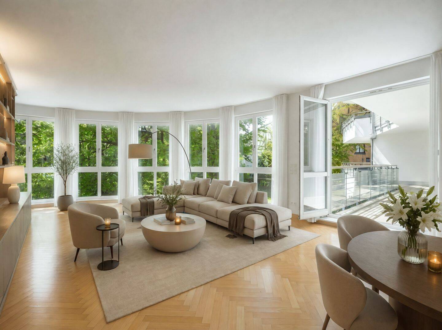 Elegante Parkwohnung in Münchens Bestlage am Isarhochufer in Solln, 81479 München (Thalk. Obersendl.-Forsten-Fürstenr.-Solln)