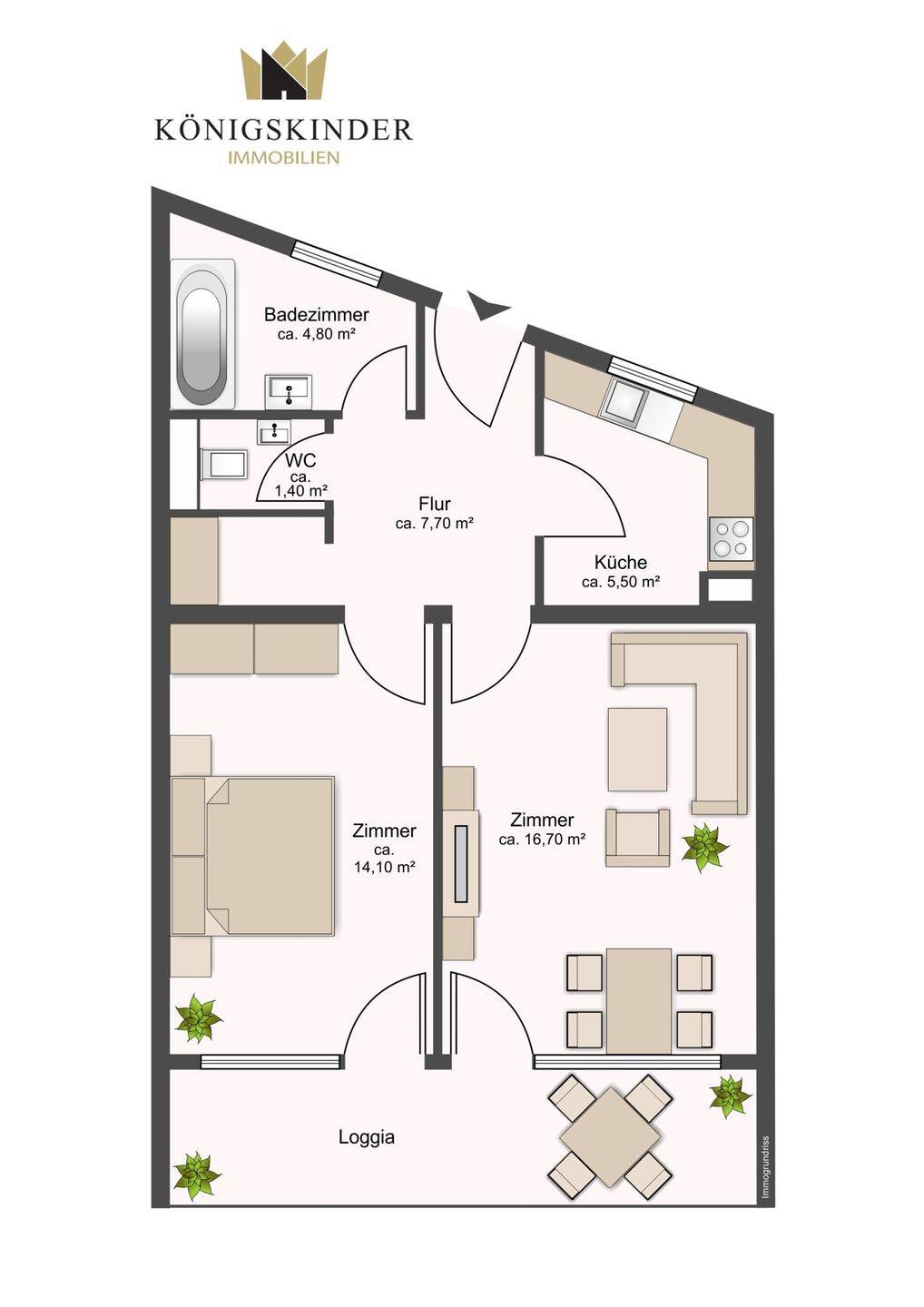 Renovierte 2 -Zimmer-Wohnung in Starzach-Wachendorf, 72181 Starzach