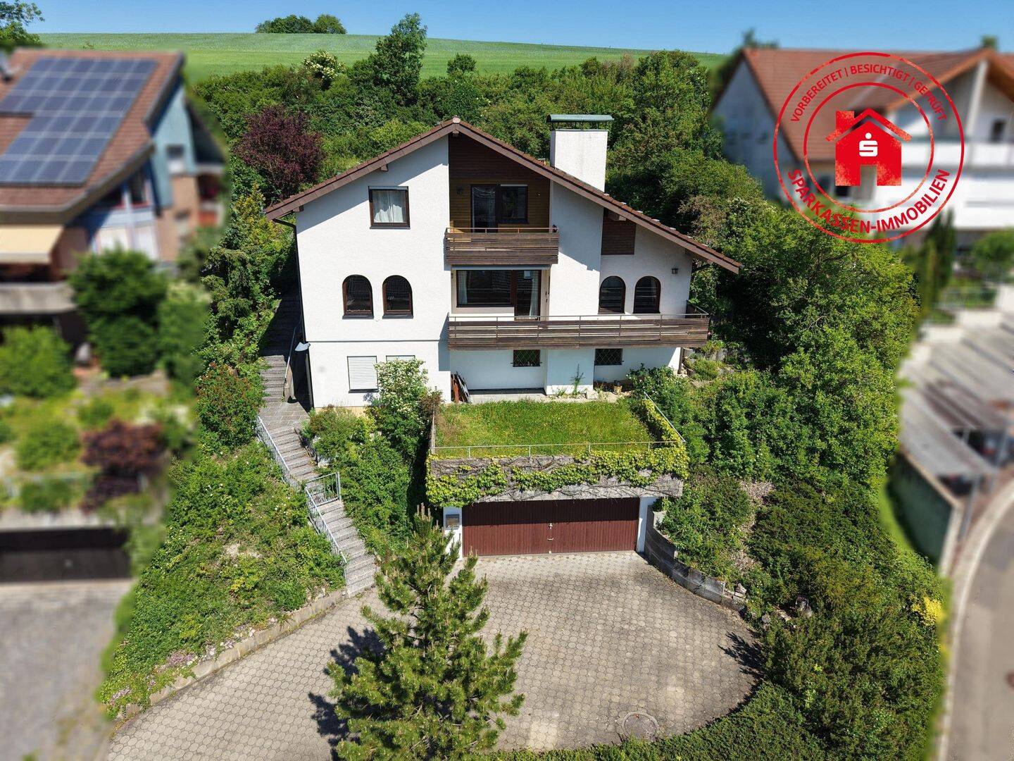 Freistehendes Einfamilienhaus mit Einliegerwohnung und unverbaubarem Ausblick, 97980 Bad Mergentheim