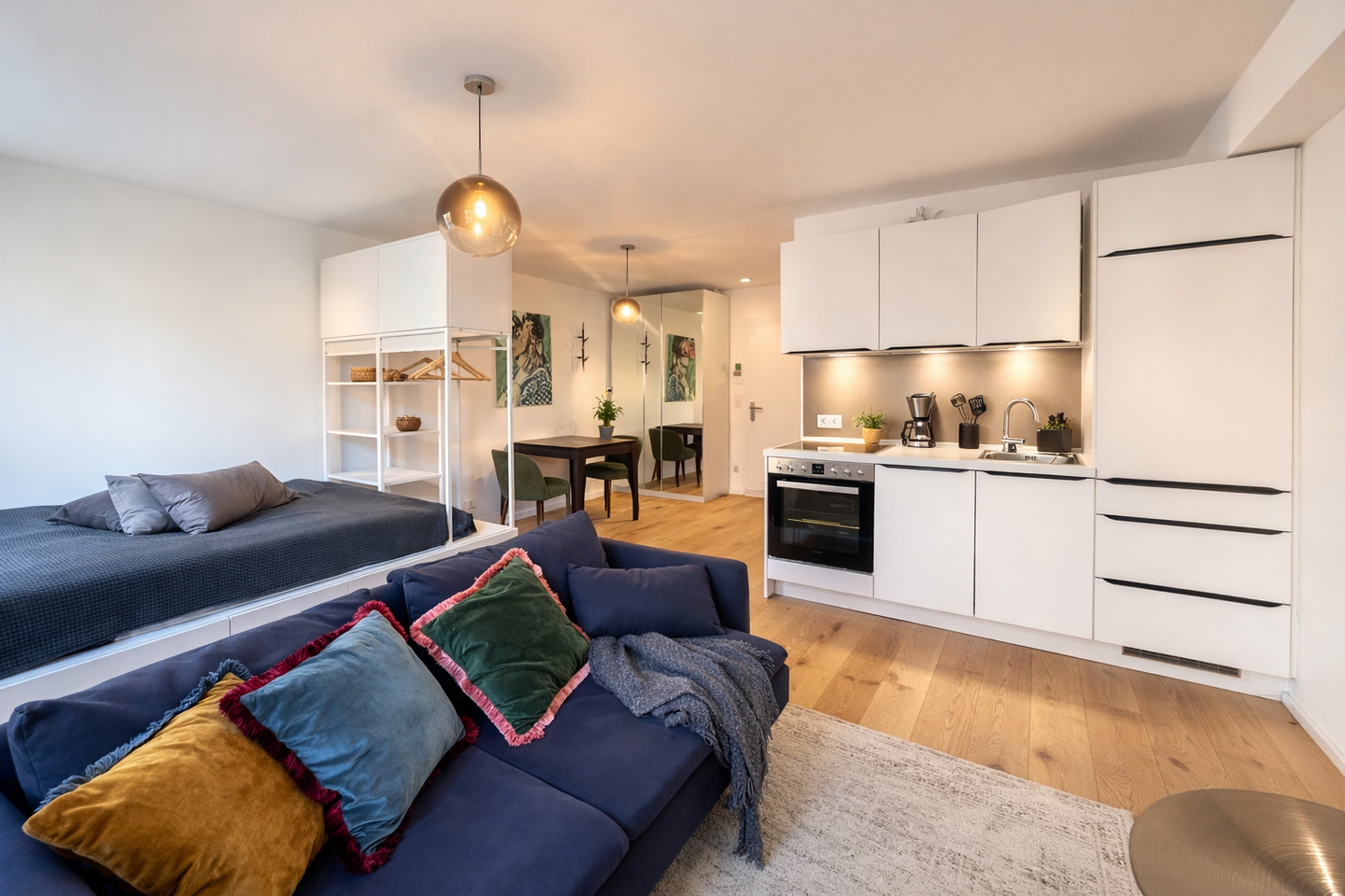 WE1 Modernes voll möbliertes Design-Apartment in ST. JOHANNIS, 90427 Nürnberg