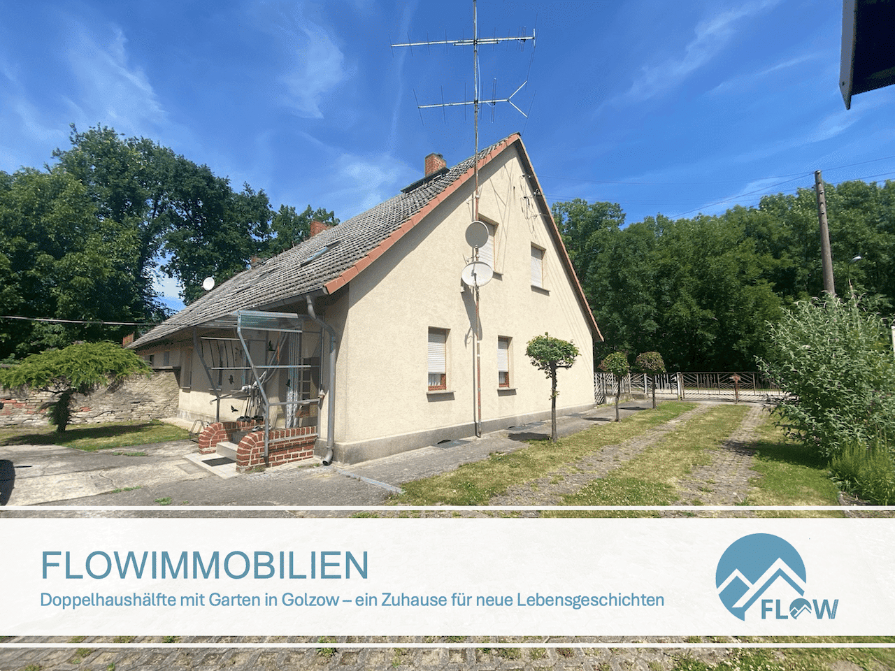 Doppelhaushälfte mit Garten in Golzow – ein Zuhause für neue Lebensgeschichten, 15328 Alt Tucheband