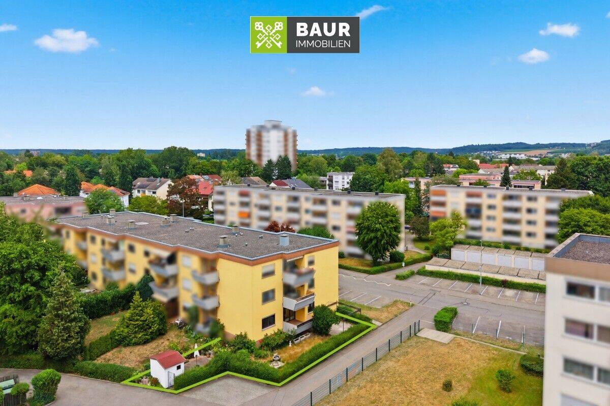 360° | Weingarten – 3-Zi.-Wohnung mit Gartenanteil – TG- & Pkw-Stellplatz, 88250 Weingarten