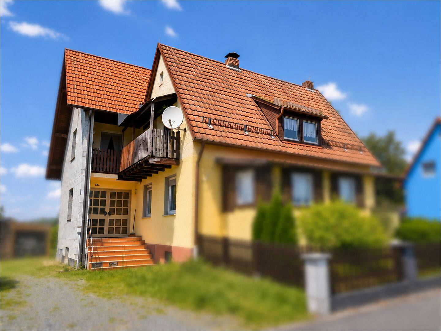 4-Zimmer-DG-Wohnung mit Balkon in ruhiger Lage, 95346 Stadtsteinach