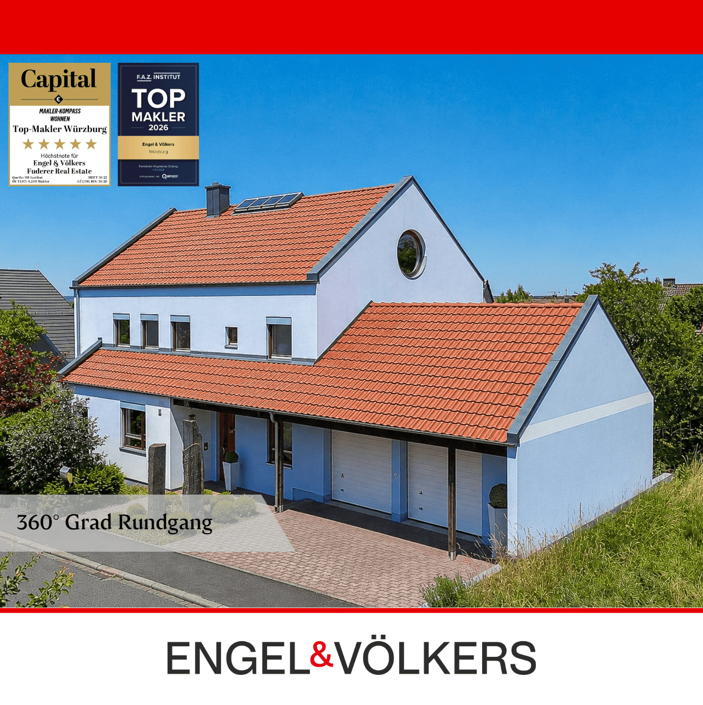 Architektur trifft auf Wohnkomfort – Niedrigenergiehaus mit besonderem Raumgefühl, 97256 Geroldshausen