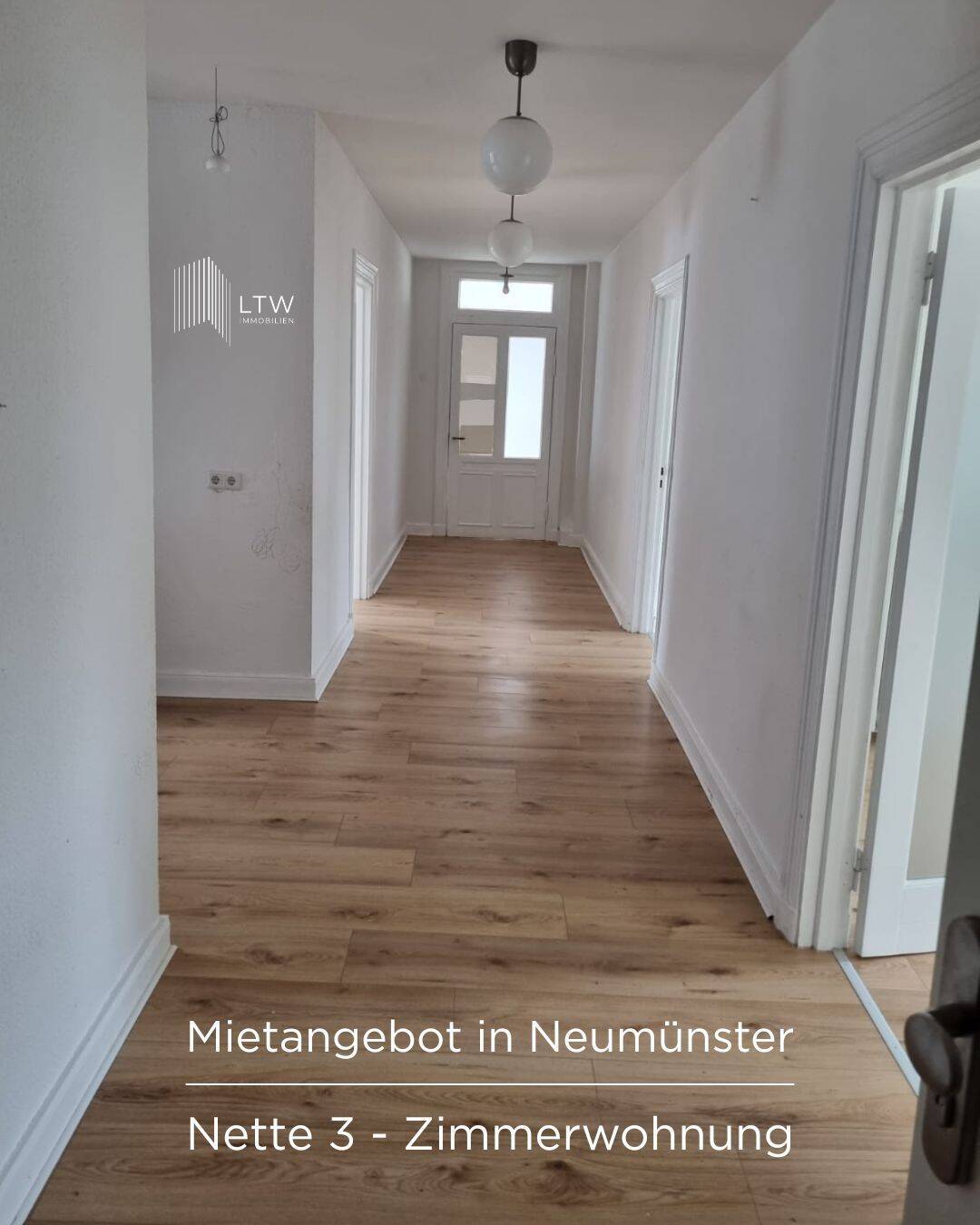 Helle 3-Zimmer-Wohnung in zentraler Lage Neumünsters, 24534 Neumünster (Innenstadt)