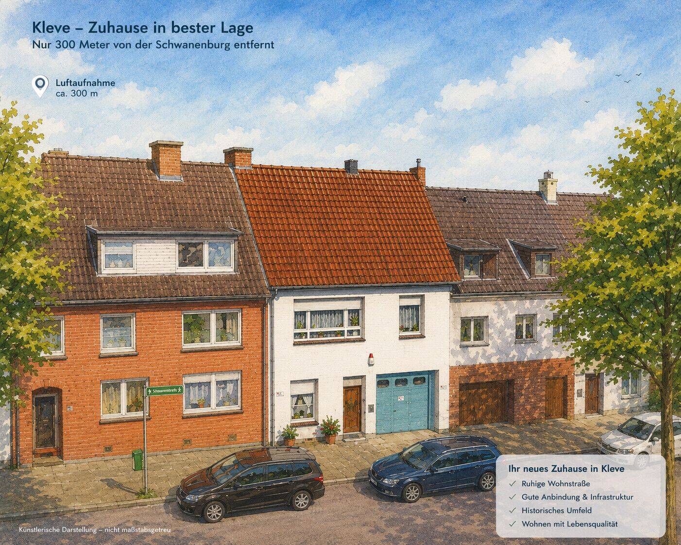 Wohnen im Herzen von Kleve – nur 300 Meter von der Schwanenburg entfernt, 47533 Kleve