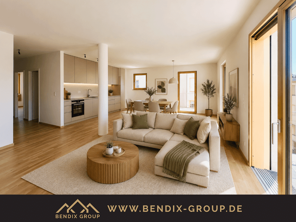 Exklusive 4-Zimmer-Wohnung mit Balkon & 2 Bädern – Wohnen am Cospudener See, 4416 Markkleeberg