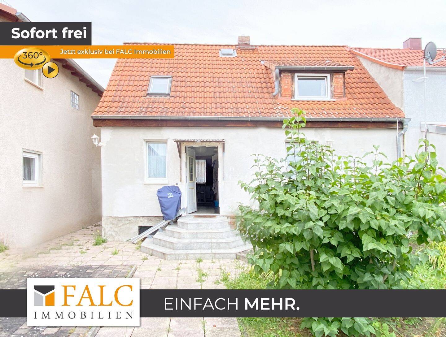Zentral: Erfurt-Gispersleben: Einfamilienhaus mit 5 möglichen Zimmern und Sanierungspotenzial, 99091 Erfurt (Berliner Platz Gispersleben Moskauer Platz Roter Berg)