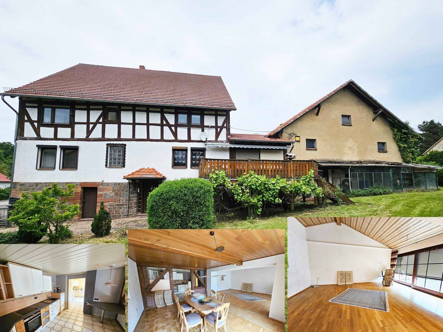 Wohnhaus mit ELW, Wirtschaftsgebäude und schönem Gartengrundstück – PROVISIONSFREI!, 35285 Gemünden (Wohra)